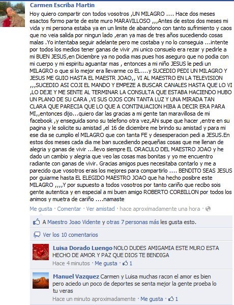 Milagros del Maestro Joao Milagros del Maestro Joao