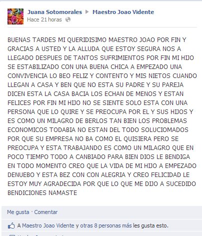 Milagros del Maestro Joao